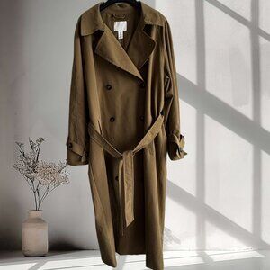 H&M Oversized Belted Trench